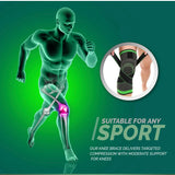 Sports Knee Pads  Sleeve Support Braces Elastic Nylon Sport Compression