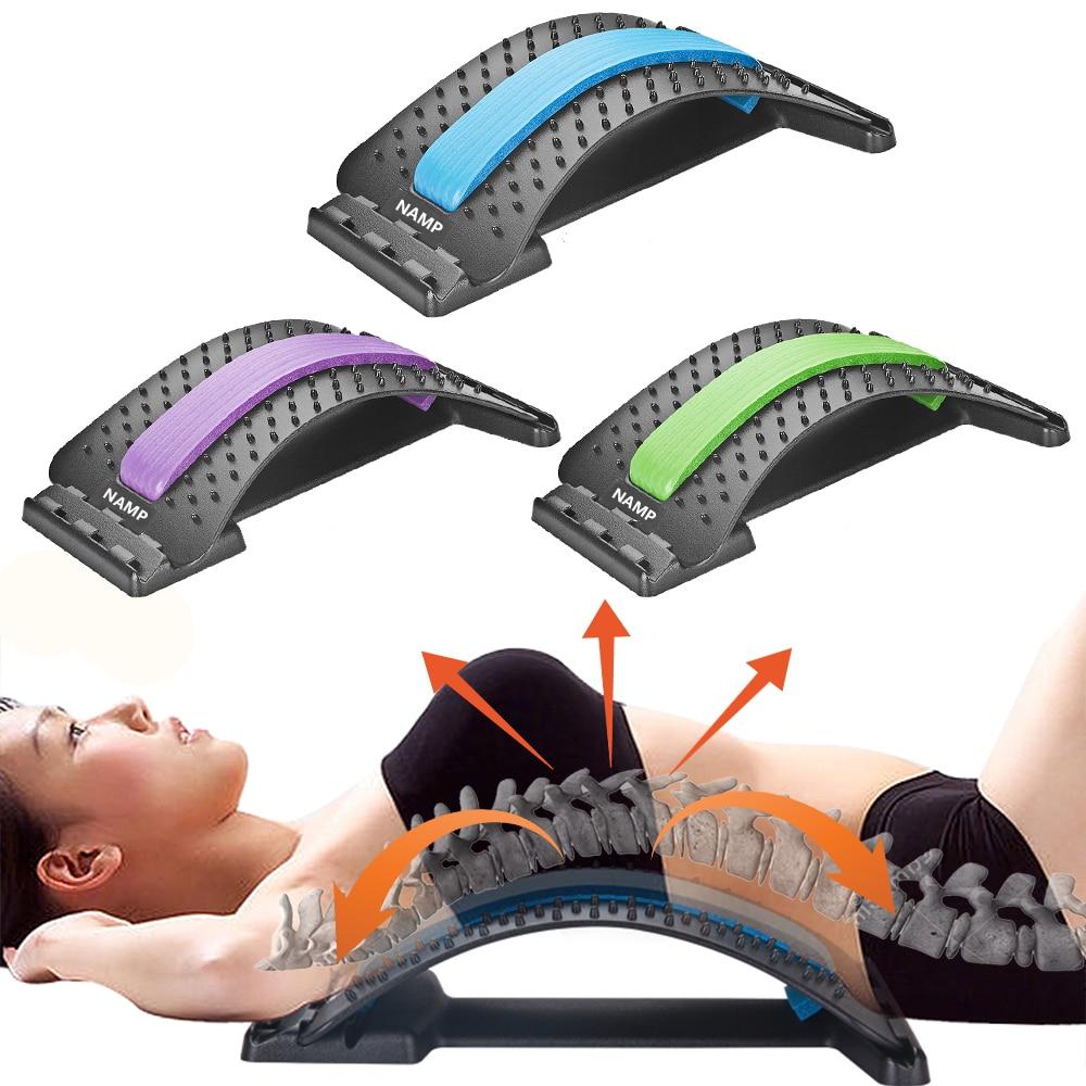 Jimugor Back Stretcher - Lower and Upper Back Pain Relief, Lumbar  Stretching Device，Posture Corrector - Back Support for Office Chair | Get  Muscle