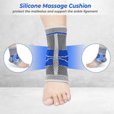 Ankle Support , Plantar Fasciitis Foot Compression,  Heel Silicone Pad