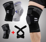 Knee Support Sleeve Adjustable Strap - Arthritis Pain, Injury Recovery, Running, Workout