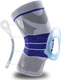 Knee Support Brace - Arthritis Pain, Injury Recovery, Running, Workout (Single)