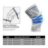 Knee Support Brace - Arthritis Pain, Injury Recovery, Running, Workout (Single)