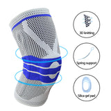 Knee Support Brace - Arthritis Pain, Injury Recovery, Running, Workout (Single)